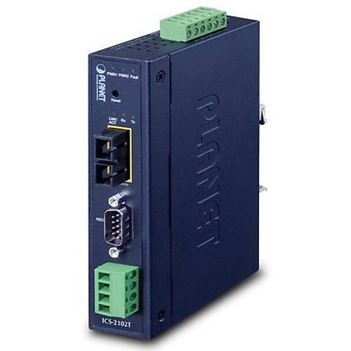 Planet Pl-Ics-2102T  Ip30 Endstriyel 1-Port Rs232/Rs422/Rs485 Serial Device Sunucu