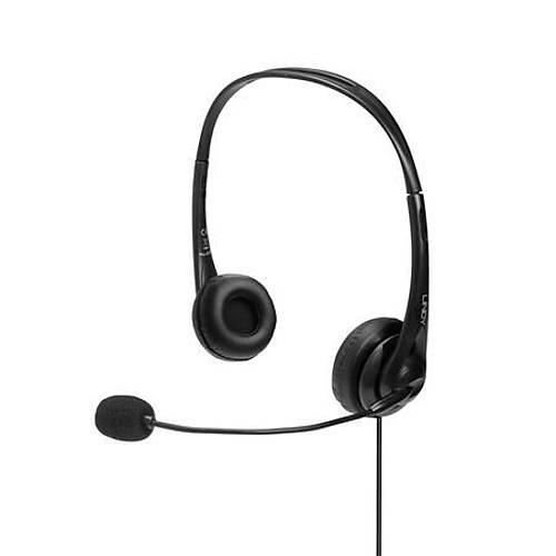 Lindy Ln-42870 Usb Kulaklk, Mikrofonlu, Ses Kontrol Ve Mikrofonu Sessize Alma zellii