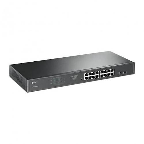 Tp-L�nk Tl-Sg1218Mpe 16 Port 10-100-1000 + 2 Port G�gab�t Y�netilebilir Poe Sw�tch