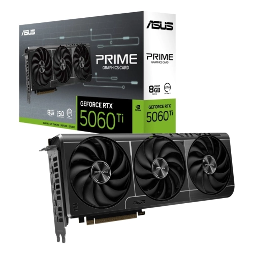 ASUS PRIME-RTX5060TI-O8G 8GB Nvidia RTX5060Ti GDDR7 128bit HDMI 3xDP 16x Ekran Kart�