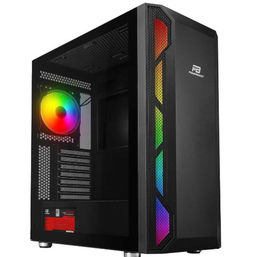 PowerBOOST 550W 80+ APFC VK-G3701B 3X ARGB FANLI GAMING MID-TOWER KASA