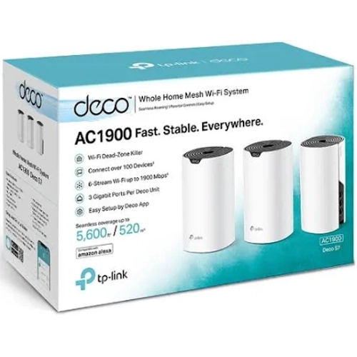 TP-LINKDeco S7(3-pack) AC1900 Whole Home Mesh
