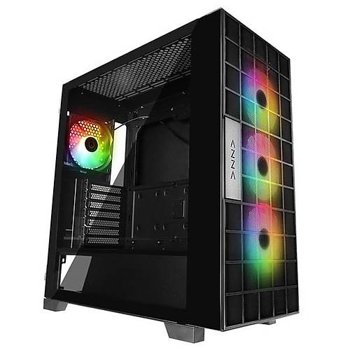 Rampage Azza V2 4-Rgb Fanl� Gam�ng M�d-Tower Pc Kasas�