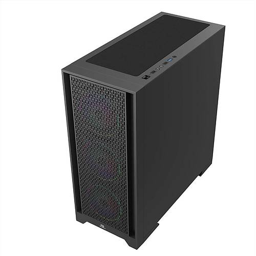 PowerBoost PB-PS5846B 600W ATX USB 3.0 Rainbow Fanl Mesh Gaming Siyah Kasa