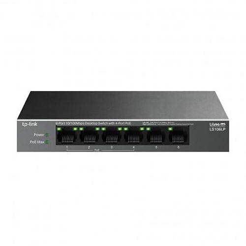 Tp-Lnk Ls106Lp 6 Port 10-100-100 Poe Swtch