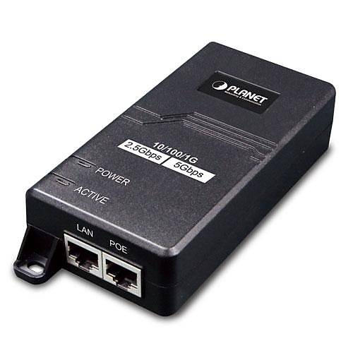 Planet Pl-Poe-165   Tek Port oklu Gigabit 802.3At Poe+ Injector (30 Watt)