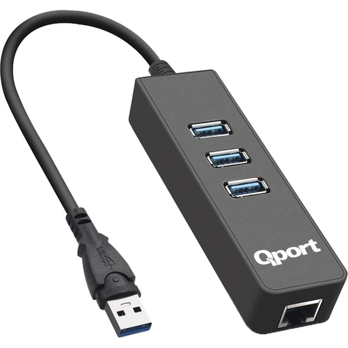 Qport Q-U3G Gigabit 1Port Usb 3.0 Ethernet,3X Usb oklayc