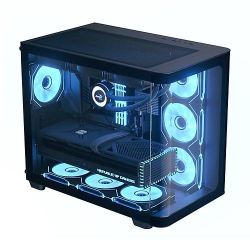 Aerocool P500C Mirror A-RGB ATX Siyah (Psu yok)