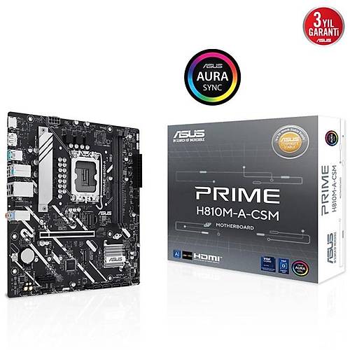Asus Prime H810M-A Csm D5 1851P Hdmi Dp
