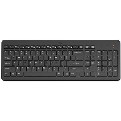 HP 225 805T1AA Kablosuz Klavye 2.4Ghz (1 x AAA Pil) Siyah (12 K�sayol Kombinasyonu)