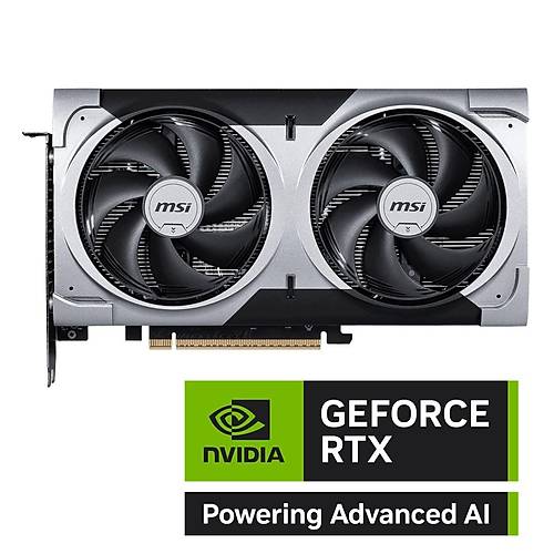 MSI GEFORCE RTX 5060 TI 8G VENTUS 2X OC PLUS 8GB GDDR7 128B DX12 PCIE 5.0 X16 (3XDP 1XHDMI)
