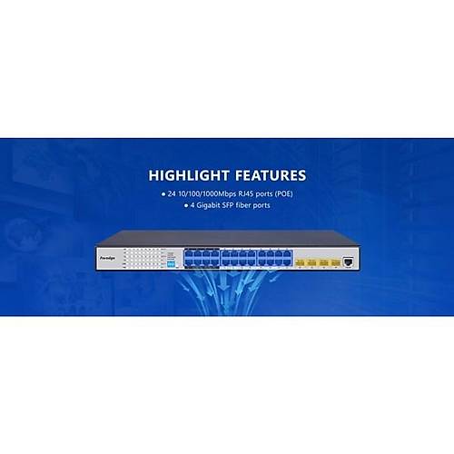 FOREDGE 24port S5700-24GP-4FR GIGABIT 4-SFP LAYER3 Y�NET�LEB�L�R SWITCH
