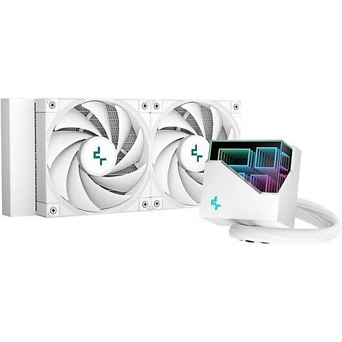Deepcool 240Mm Lt520-Wh Argb Am5-1700P S�v� So�utmal� ��lemci Fan� Beyaz