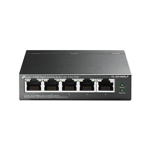 Tp-L�nk Tl-Sg1005Lp 5 Port 10-100-1000 Mbps 4 Port Poe G�gab�t Masa�st� Sw�tch