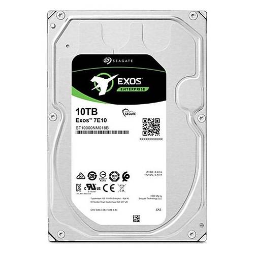 Seagate 10Tb Exos X18 St10000Nm017B 256Mb 7200Rpm Sata-3 Nas Ve G�venlik Diski