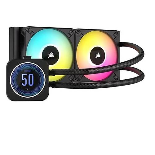 CORSAIR 240MM H100I ELITE LCD XT CW-9060074-WW RGB LCD EKRANLI AM5-1851P SIVI SO�UTMALI ��LEMC� FANI