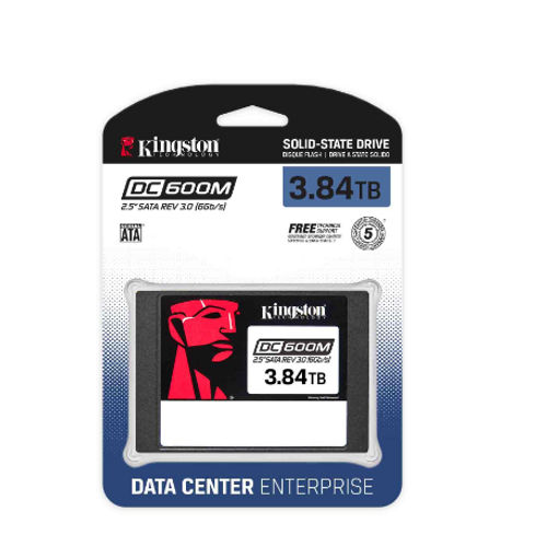 Kngston 2,5'' 3.84Tb Dc600M Sedc600M-3840G 560Mb-S 530Mb-S Sata 3 (6Gb-S) Enterprise Ssd