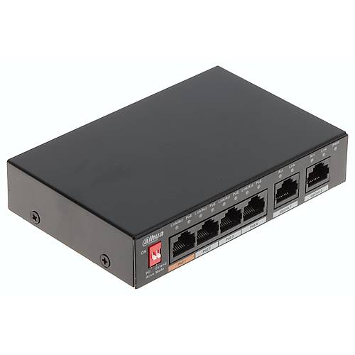 Dahua 6Port 60W 4Port Poe Pfs3006-4Et-60-V2 10-100 Y�netilemez Switch