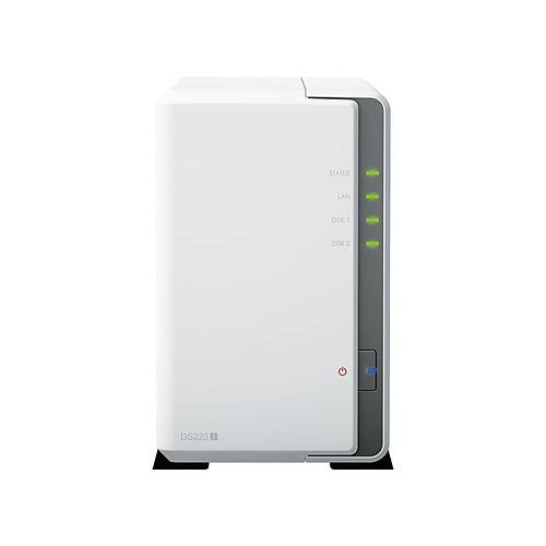 Synology Ds223J Realtek Qc 1 Gb Ram- 2-Diskli Nas Server (Disksiz)