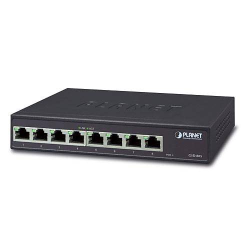Planet Pl-Gsd-805 Y�netilemeyen Switch (Unmanaged Switch)
