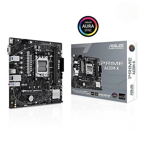 Asus Prme A620M-K Ddr5 Hdm Pce 16X V4.0 Am5 Matx