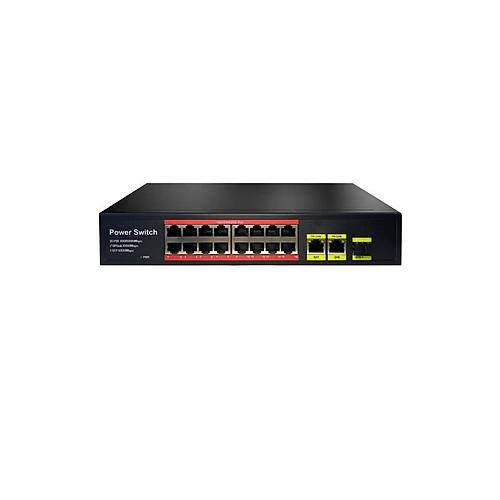 Uran�um Poe-G1621Sfp-300W 16 Port G�gab�t+2Xgb Rj45+1Xsfp Upl�nk Poe Rackmount Sw�tch (Realtek Ch�pset)