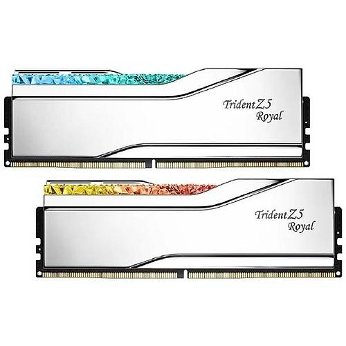 GSKILL 32GB (2X 16GB) DDR5 7200MHZ CL34 RGB DUAL KIT PC RAM TZ5 ROYAL SILVER F5-7200J3445G16GX2-TR5S