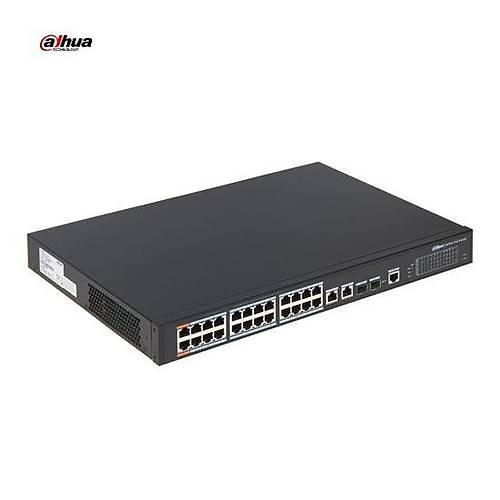 Dahua 24Port 240W Full Poe Pfs3226-24Et-240 10-100 2X Sfp Ynetilemez Switch