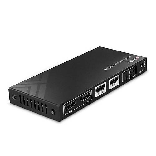 Lindy L�n-38313 2X2 Hdm� 8K60 Matrix 40Gbps, 8K@60Hz ��z�n�rl�kleri Destekler