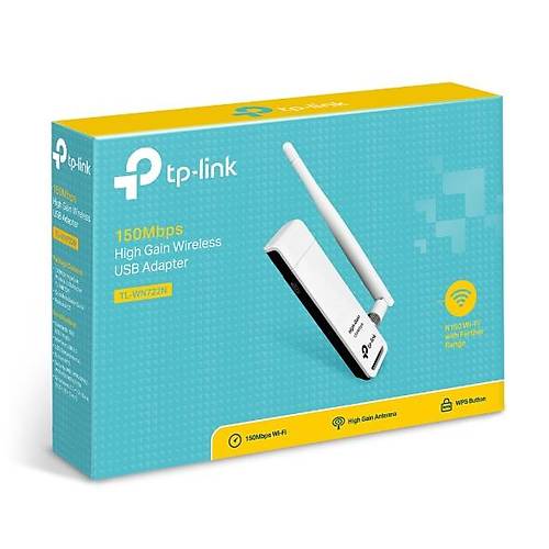 Tp-L�nk Tl-Wn722N 150M Y�ksek Kazan�l� Wireless Lite-N Usb Adapt�r