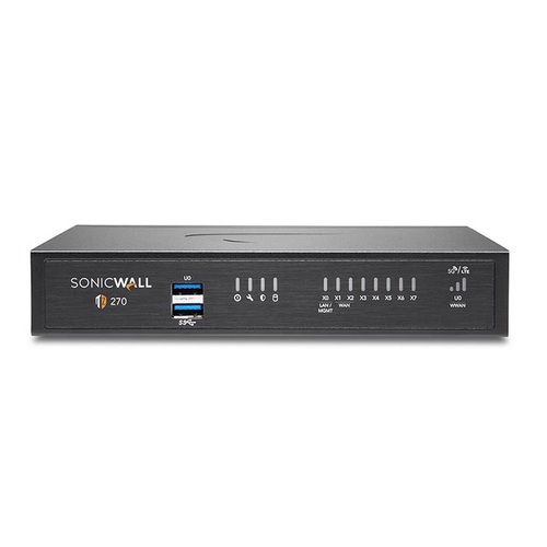 SONICWALL TZ270 03-SSC-2997 Sec Upgrade Plus - Ess Ed 3yl Lisans 8x1GbE, 2 USB 3.0, 1 Console Firewall 2.0Gbps