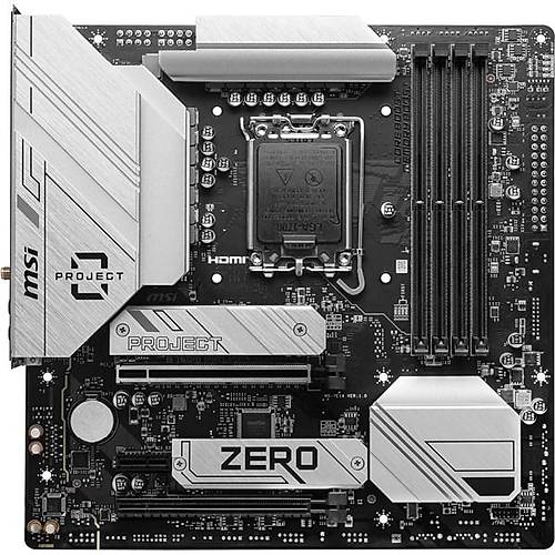 Ms� B760M Project Zero W�f�-6E Ddr5  Hdm�-Dp Pc�e 4.0 1700P Matx