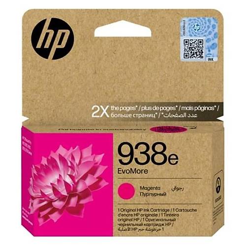 HP 4S6Y0PE (938E) Magenta Mrekkep Kartu