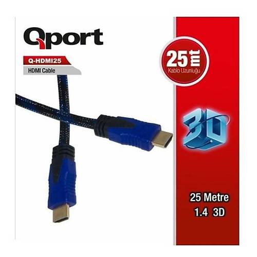 QPORT Q-HDMI253 25metre HDMI Kablo 2.0 4K Altn U