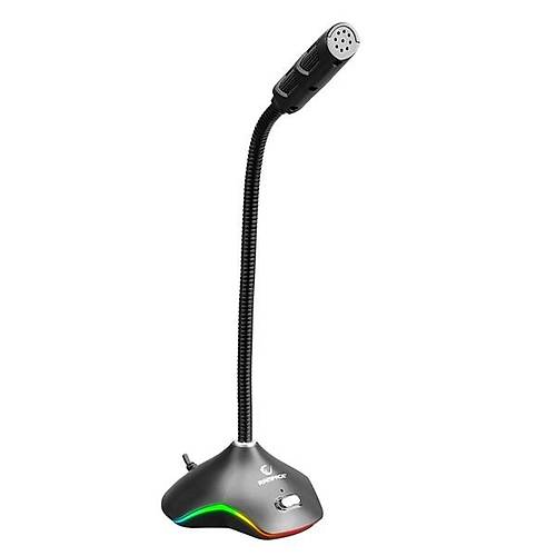 RAMPAGE RMX-M7 PYTHON Siyah-K�rm�z� PC 3,5M PS4-XBOX-Mobile Esnek Sa�lam Gaming Oyuncu Mikrofon
