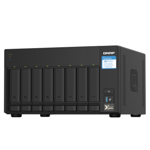 Qnap Ts-832Px-4Gb Ram 8 Hdd Yuval Tower Nas Depolama nitesi
