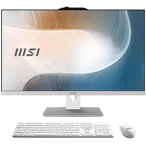 MSI MODERN AM272P 12M1201TR 27 FHD 16:9 (1920X1080) I51235U 16GB DDR4 500GB SSD W11H BEYAZ AIO PC
