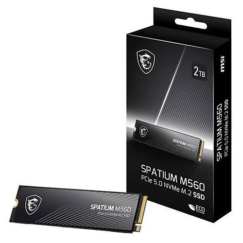 MSI 1TB SPATIUM M560 10200-8400MB-s M2 NVME GEN5 D�SK