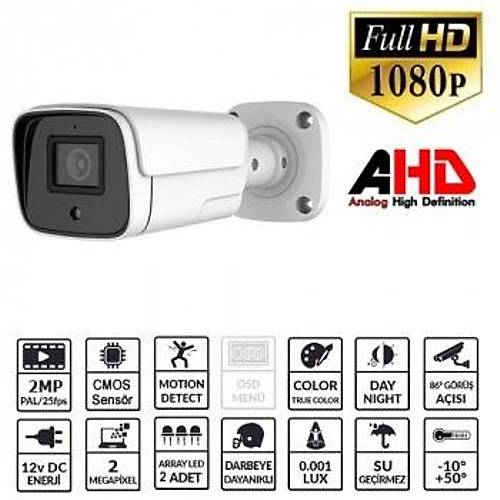 Ezcool Ez-2040Hd 2Mp 3.6Mm 2Array Ahd Bullet