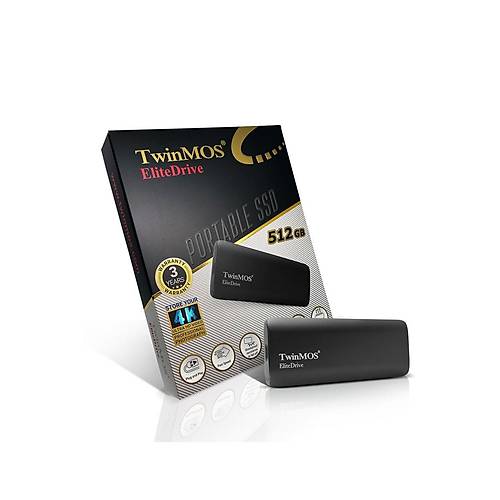 Twinmos 512Gb Pssdfgbmed32 Ssd Type-C Harici Disk