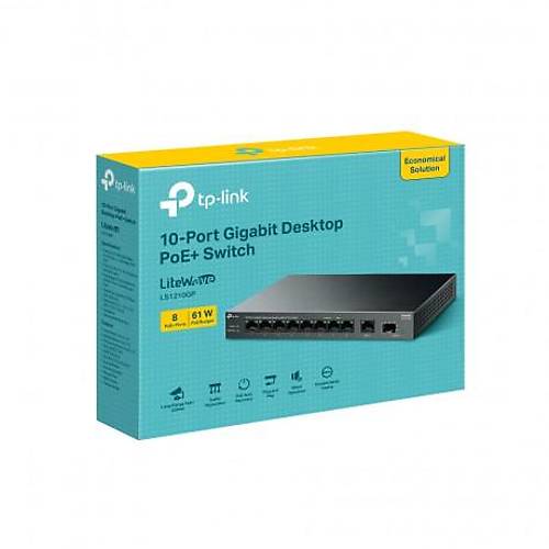 Tp-Lnk Ls1210Gp 9Port 10-100-100 Poe Swtch