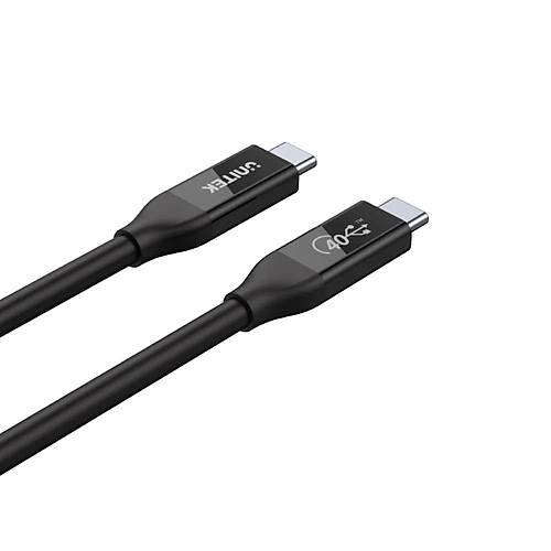 UNITEK USB4 THUNDERBOLT KABLO 0.8MT 40GBPS, 8K 60Hz,100W (C14100BK-0.8M)