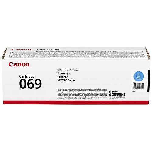 Canon Crg-069 C Cyan Mavi Toner Mf754-752-673