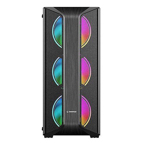 Rampage Salor Temper 600W 80+ Bronze 4X120Mm Rgb Fanl Gaming Kasa