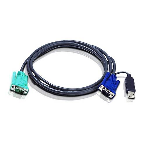 Aten Aten-2L-5202U Usb Kvm (Keyboard/Video Monitor/Mouse) Switch in Kablo