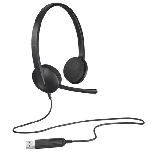 Logtech H340 Usb 981-000475 Syah Kulaklk