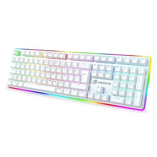 GameBooster G918 USB Q Trk RGB Beyaz Gaming Klavye GB-G918R-WH
