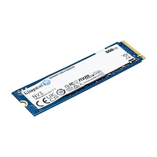 500Gb K�ngston Nv3 Snv3S-500G 6000-2200Mb-S M.2 Nvme Pc�e 4.0