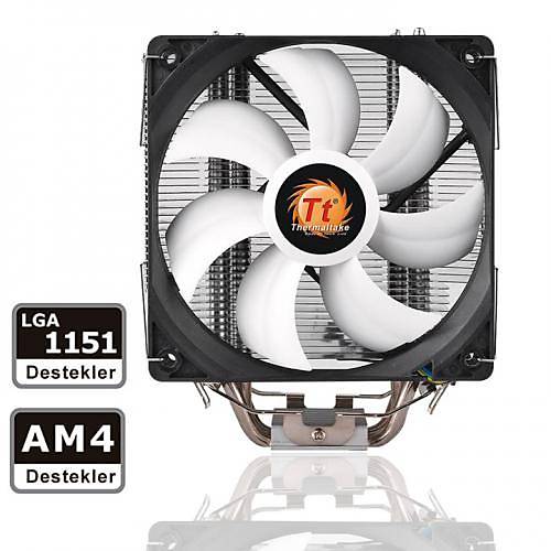 Thermaltake Cl-P039-Al12Bl-A Thermaltake Contac Silent 12Cm Am4, �ntel Lga 1151 Uyumlu Cpu So�utucu