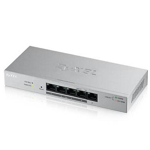ZYXEL GS1200-5HP  5 Port Web Y�netil (4 Port PoE )